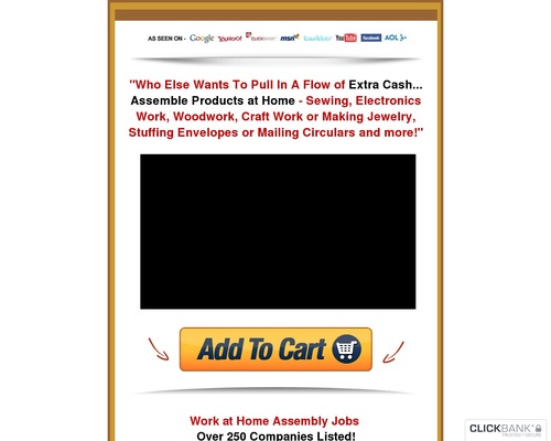 Work At Dwelling Assemble & Crafts Jobs! Work At Dwelling Assemble & Crafts Jobs!