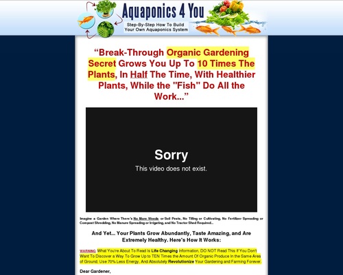 Aquaponics 4 You ~ 7.39% Conversions Aquaponics 4 You ~ 7.39% Conversions