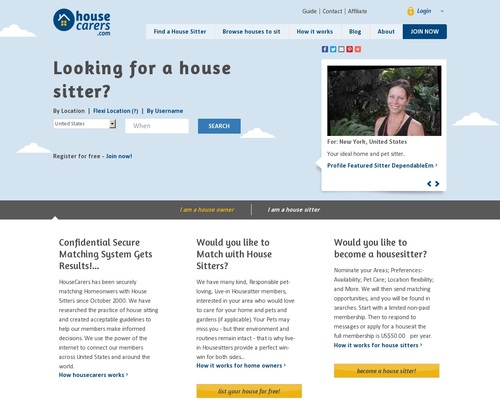 Housecarers.com Worldwide Home Sitters and Pet Sitters Listing Housecarers.com Worldwide Home Sitters and Pet Sitters Listing