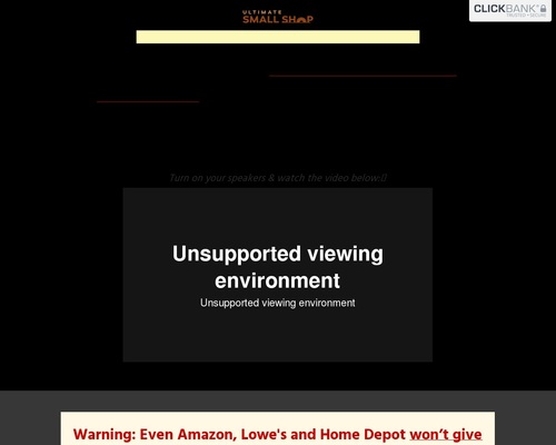 UltimateSmallShop – The Subsequent Woodworking Blockbuster! -Get .60/sale UltimateSmallShop – The Subsequent Woodworking Blockbuster! -Get .60/sale