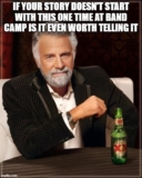 Hey You Guys Bear in mind That One Time at Band Camp When We All Checked out Foot Peels Collectively