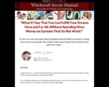 Witchcraft Secret Handbook. 75% – Nice Gross sales!